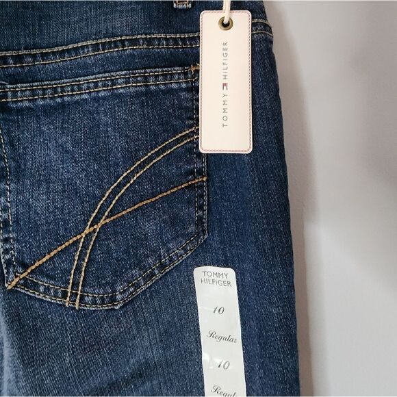 Tommy Hilfiger Freedom Boot Cut Jeans Mid Rise Womens Size 10 R Stretch - Picture 11 of 11